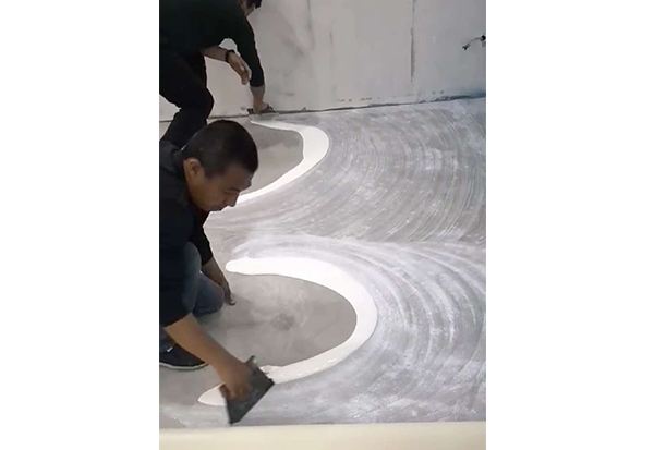 Glue construction site
